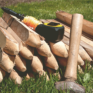 Wooden Tree Stakes | Heavy Duty Tree Stakes | Large Tree Stakes | Tree Staking Straps